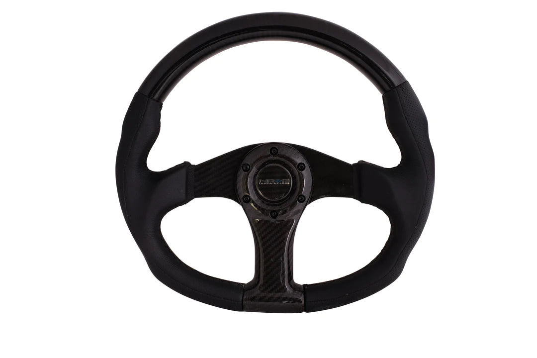 NRG CARBON FIBER STEERING WHEEL OVAL SHAPE