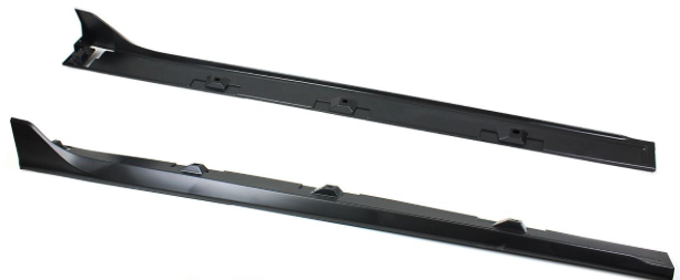 DWA 2016-2021 HONDA CIVIC 4DR SEDAN FK8 TYPE-R STYLE BLACK SIDE SKIRT EXTENSION