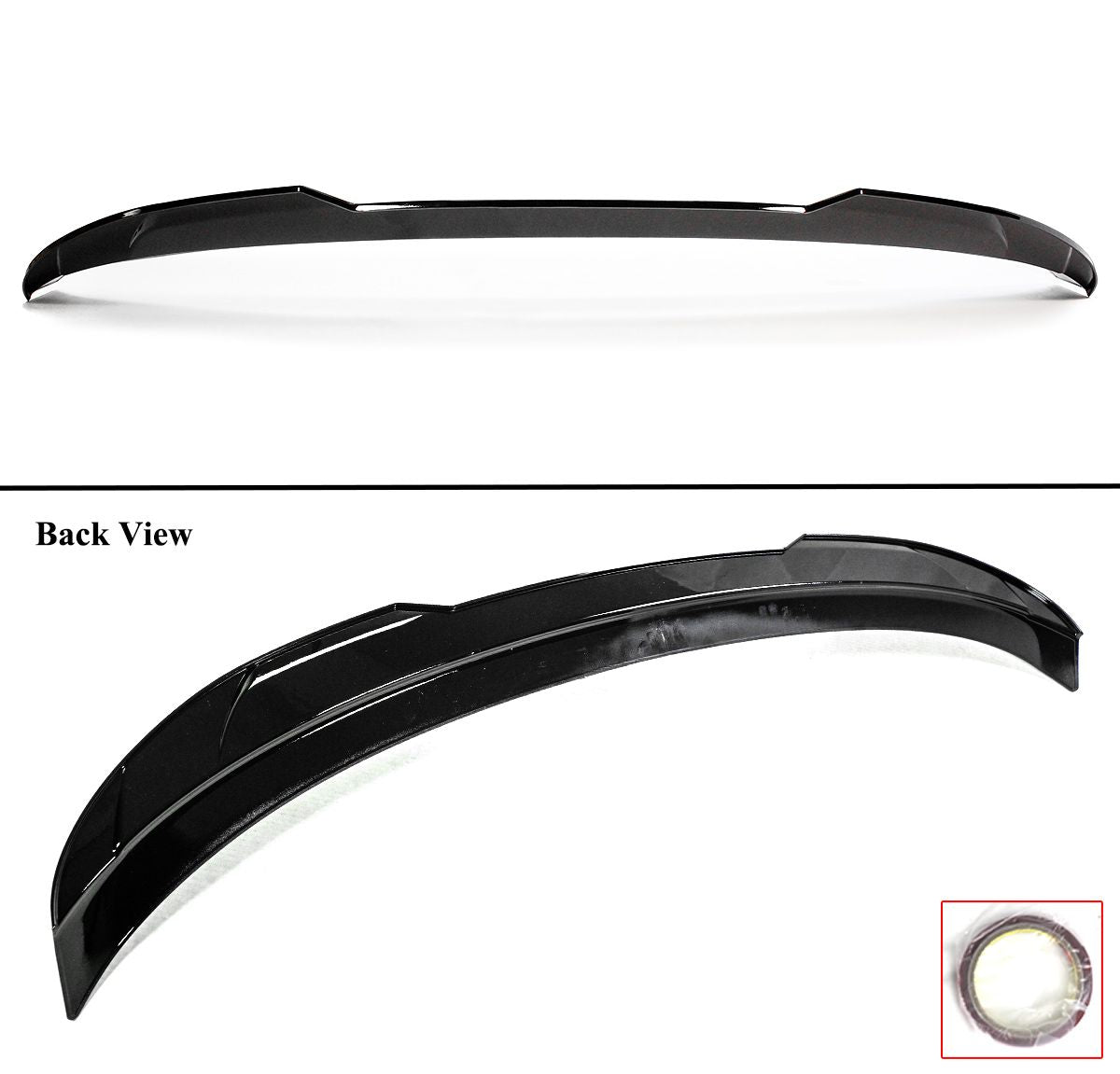 DWA 2022-2024 Honda Civic Sedan M Style Gloss Black High Kick Trunk Spoiler Wing