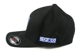 Sparco Hat Icon Black Small/Medium FlexFit Tuning - Universal