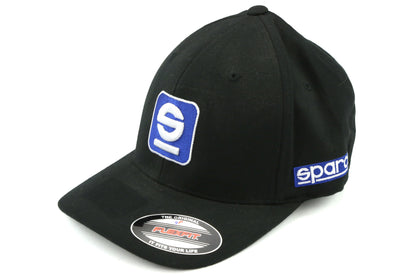 Sparco Hat Icon Black Small/Medium FlexFit Tuning - Universal