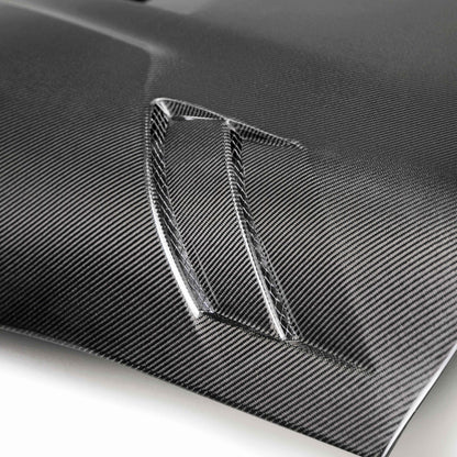 SEIBON CARBON TSII-Style Double Sided Carbon Fiber Hood For 2020-2023 Toyota Supra