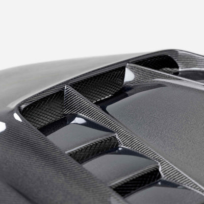 SEIBON CARBON TV-Style Double Sided Carbon Fiber Hood For 2020-2023 Toyota Supra