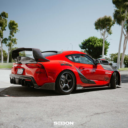 SEIBON CARBON ( MB-Style) Carbon Fiber Rear Diffuser For 2020-2023 Toyota Supra