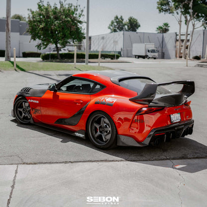 SEIBON CARBON ( MB-Style) Carbon Fiber Rear Diffuser For 2020-2023 Toyota Supra