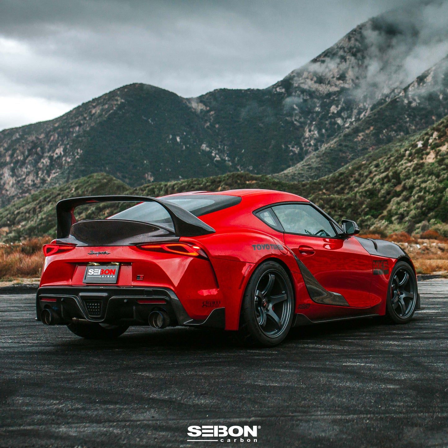 Seibon Carbon Fiber Rear Diffuser For 2020-2023 Toyota Supra