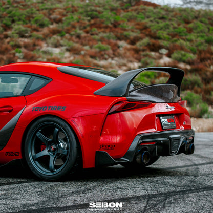 Seibon Carbon Fiber Rear Diffuser For 2020-2023 Toyota Supra