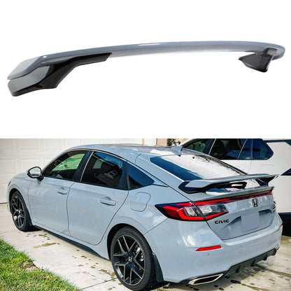 DWA 2022-2024 HONDA CIVIC HATCHBACK 2 TONE SONIC GRAY HP STYLE REAR SPOILER WING