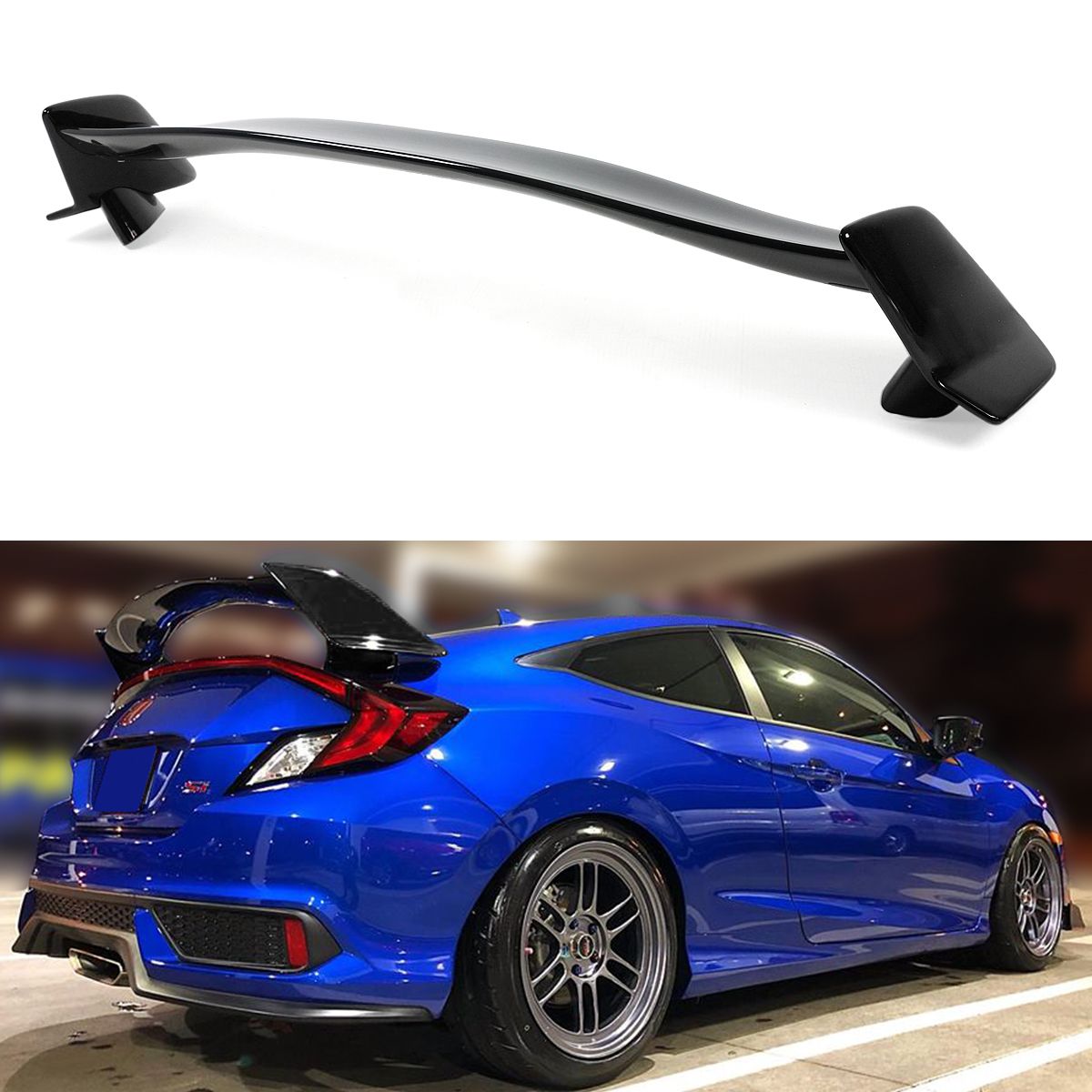 DWA 16-2020 HONDA CIVIC COUPE CTR TYPE R STYLE TRUNK SPOILER WING