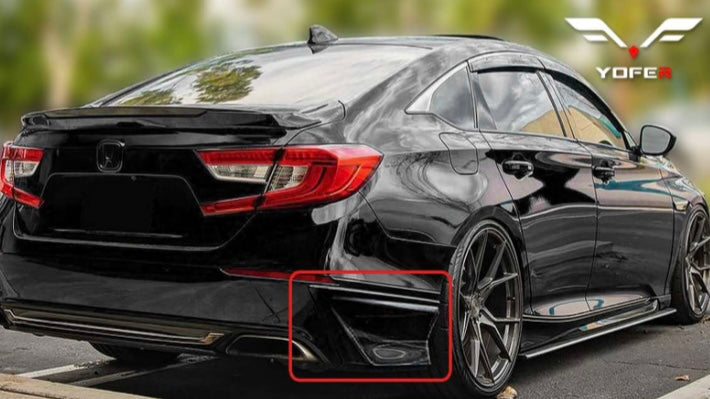 YOFER DESIGN V2 Rear Aprons ( 2018+ Honda Accord )